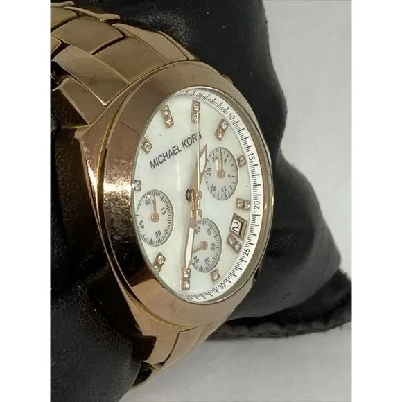 Michael Kors MK5336 Women's Gold Stainless Steel Analog Dial Quartz Watch LB342 - Picture 5 of 12